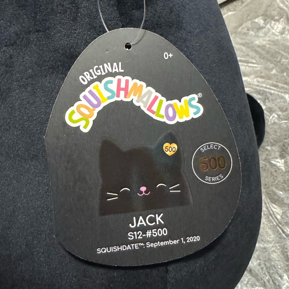 😻Squishmallows JACK the cat 12” RARE HTF - Picture 4 of 4